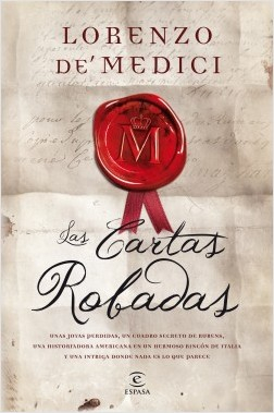 Portada Las Cartas Robadas de Lorenzo de Medici